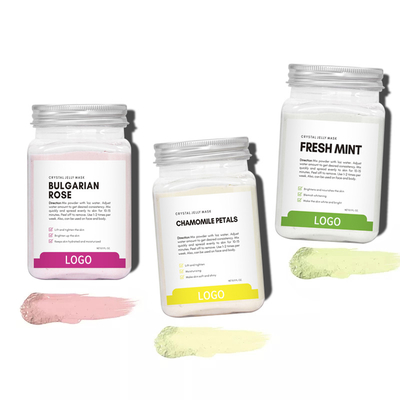 QBEKA Mascara de gelatina de colágeno natural em pó Antienvelhecimento Resiste a Alergias