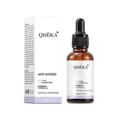 ODM OEM Bio Peptide Serum Antirrugas Manter a pele jovem Serum clareador
