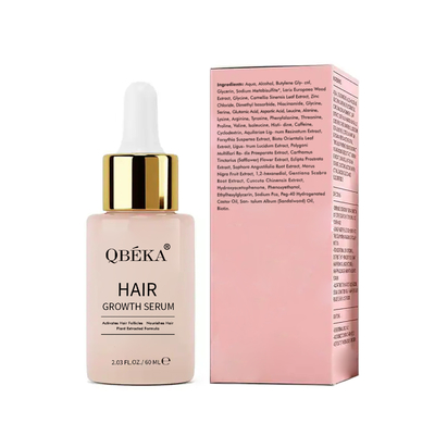 Marca própria Ervas orgânicas e vitaminas Sérum natural para crescimento do cabelo Sem produtos químicos