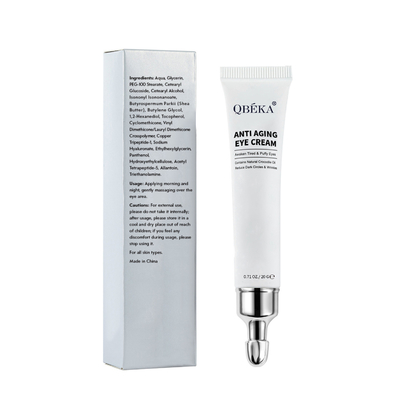Reduzir linhas finas Remover rugas dos olhos FDA GMPC Certificado Creme de Olho Anti-Aging