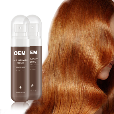 Serum hidratante para crescimento do cabelo com extrato de plantas herbáceas