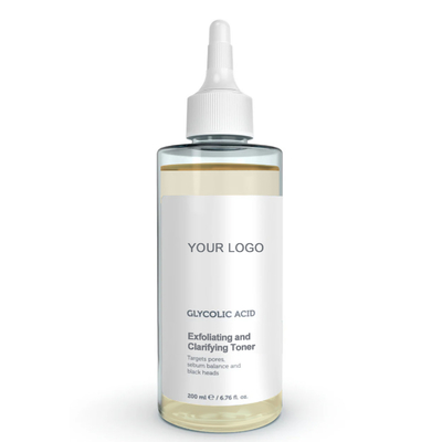 Toner de ácido glicólico O produto indispensável para a redução da acne e remoção de manchas na pele