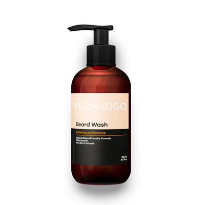 Apoio de marca privada Limpeza e nutrição de barbas masculinas para o cabelo facial nutrido