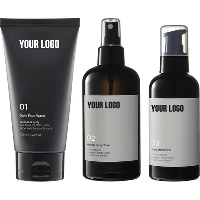 Produtos orgânicos de cuidados com a pele para homens OEM com fórmula natural e livre de crueldade