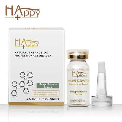 Serum anti-envelhecimento 100% Vitamina pura Placenta de ovelha feliz com reparação e astaxantina