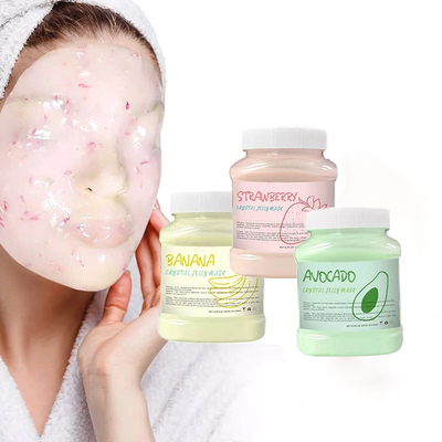 650 g de Mascareta de Frutas Orgânicas em Pó para Cuidados Faciais Produto de Mascareta de Geleia de Cristal DIY