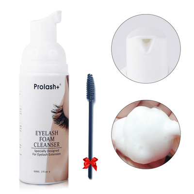 Limpeza de espuma de pestanas de ervas naturais Shampoo de pêlos de fragrância natural para limpeza profunda