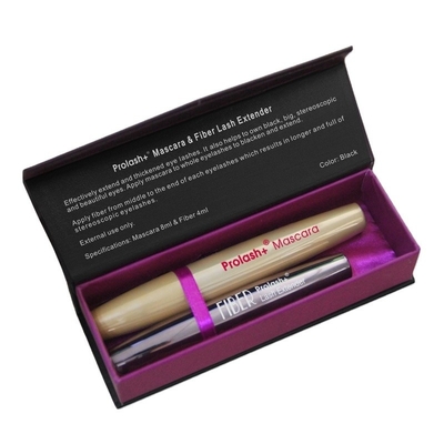 Prolash Mascara Fibra Lash Extender Semi Permanente Impermeável Kit de Extensão de Cravos Negros