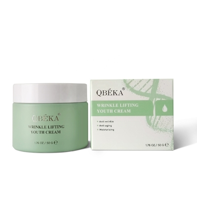 Anti-envelhecimento QBEKA Creme de juventude para levantar rugas com fórmula clareadora e hidratante