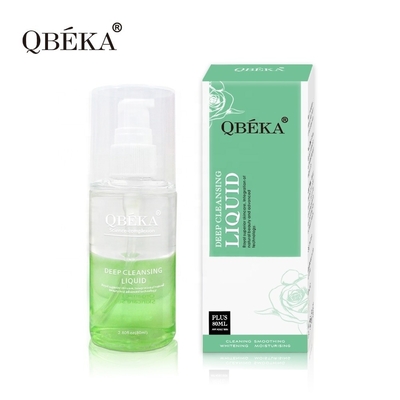 Limpeza de água de remoção de maquiagem 80ml sem irritação Limpeza profunda por equipe profissional de QC
