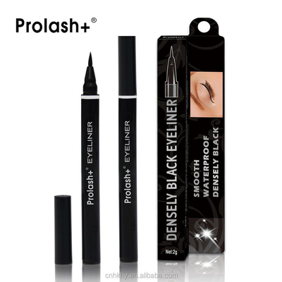 Ingredientes de ervas Densamente preto Eyeliner à prova d'água para melhor efeito na maquiagem dos olhos