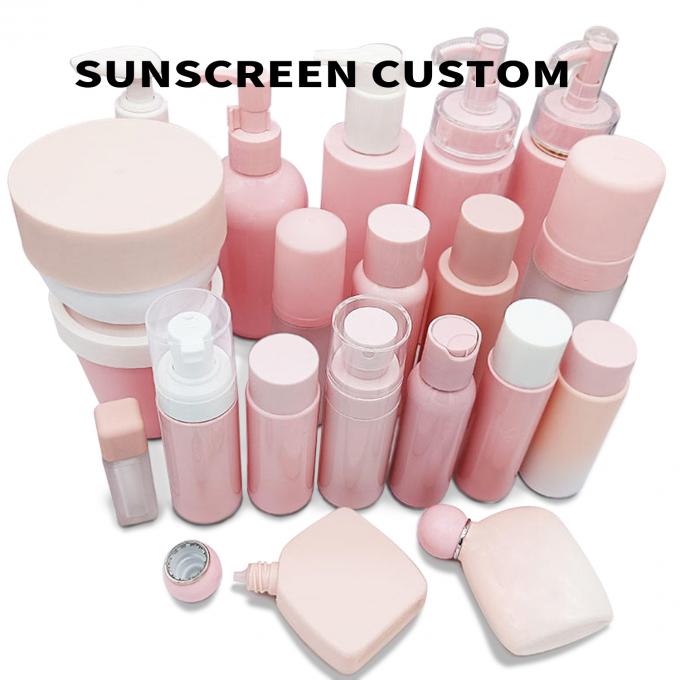 Produtos de cuidados da pele personalizados de ODM Creme solar de clareamento da pele 60g contra efeito rápido Grande vagem Fábrica de suprimentosUVA / UVB 4