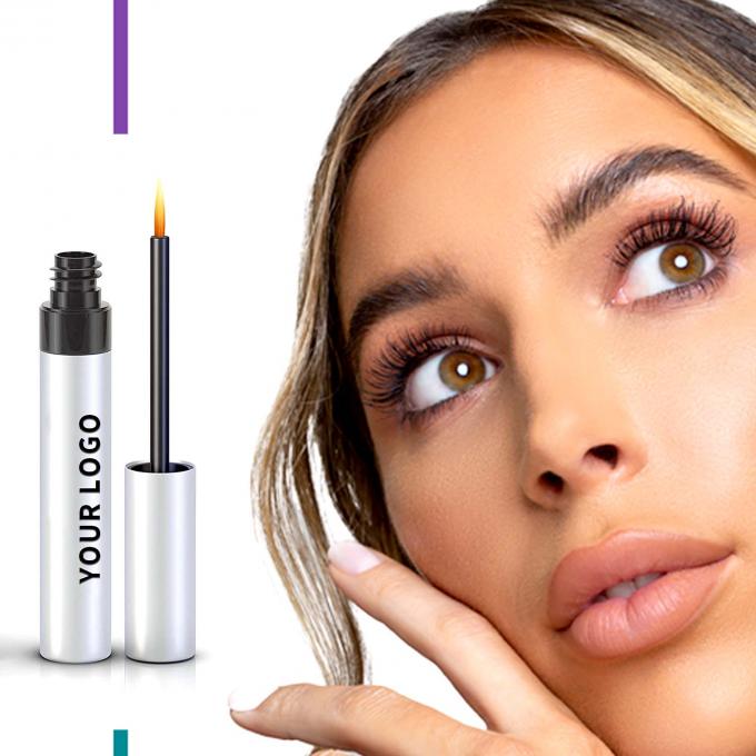 QBEKA 3D soro de crescimento de cílios para uma verdadeira beleza de olhos mágicos 5ml Efeito de crescimento rápido duradouro 4