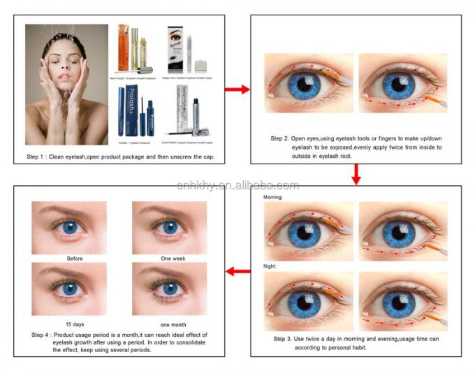 Lashtonic Eyelash and Brow Growth Enhancer 5 ml para pessoas que querem cílios mais grossos 3