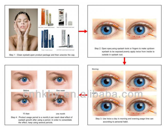 Marca privada Forte Nutritivo Lash de Sobrancelha Sérum de Crescimento de Cravos para Cravos Saudáveis 5