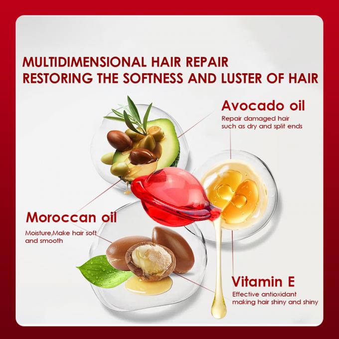 Óleo de Jojoba Marroquino Infundido Logotipo Personalizado Tratamento de Cabelo Sério Cápsula para Marca Privada 1