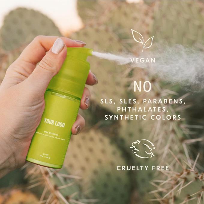 Shampoo em pó seco sem aerossol para mulheres 1