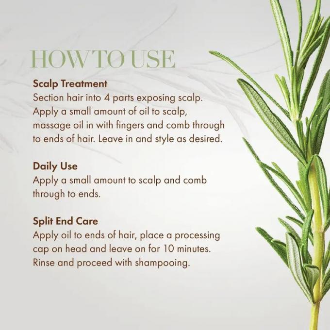 30 Óleos Essenciais Extractos de Rosemary Mint Scalp Óleo de Fortalecimento do Cabelo para Logotipo Personalizado 0