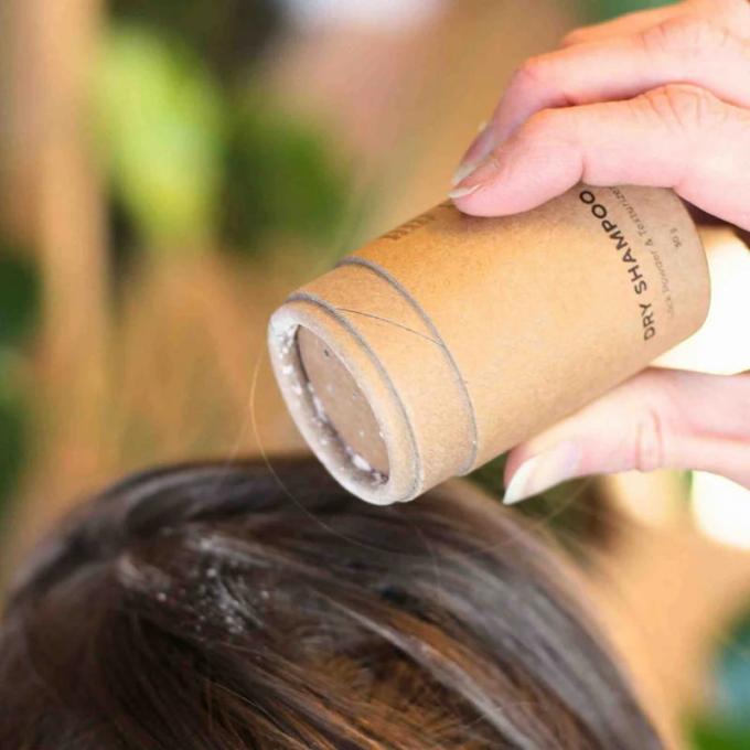 Volume de cabelo feminino 100% shampoo seco vegetariano natural em pó com suporte de marca privada 0