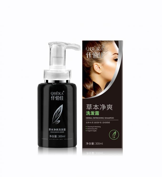 Cliente personalize logotipo shampoo herbal refrescante cabelo restaurar para produtos OEM ODM 0