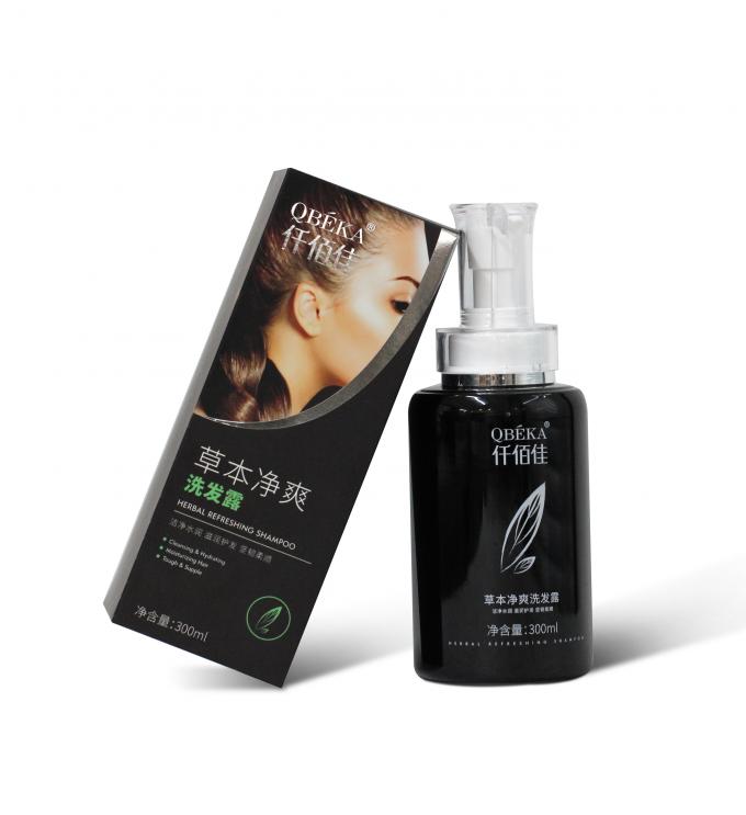 Cliente personalize logotipo shampoo herbal refrescante cabelo restaurar para produtos OEM ODM 2