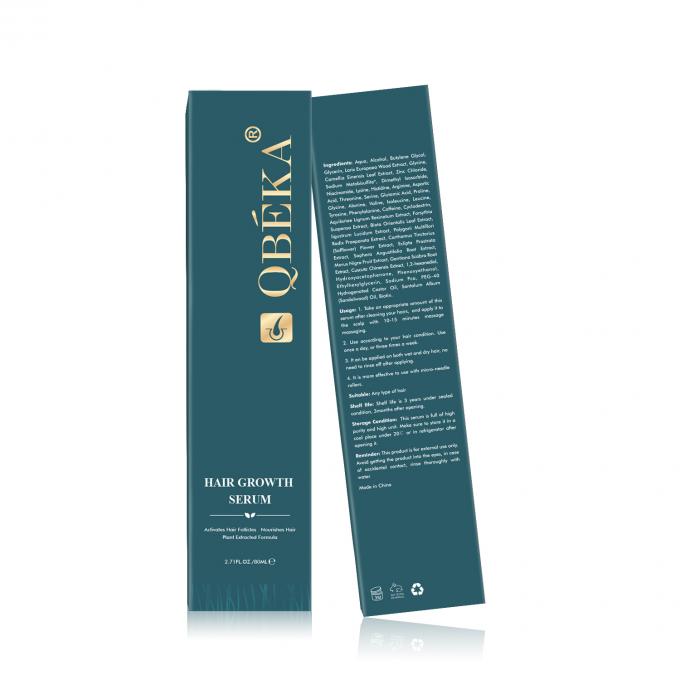 80 ml Óleo de Crescimento do Cabelo Produto de Marca Privada Equipa Profissional de QC Sério Anti-Perda de Cabelo 8