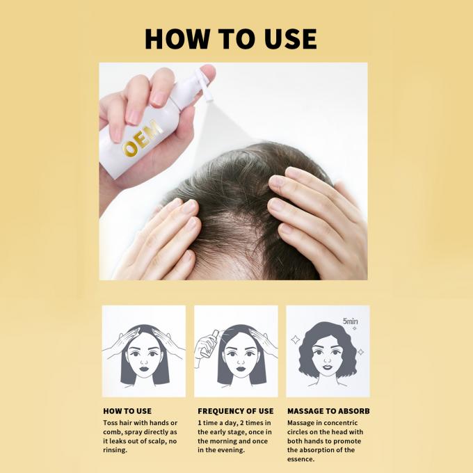 Serum de crescimento do cabelo de ervas 7-15 dias Restaurar o volume e brilho do seu cabelo sem esforço 2