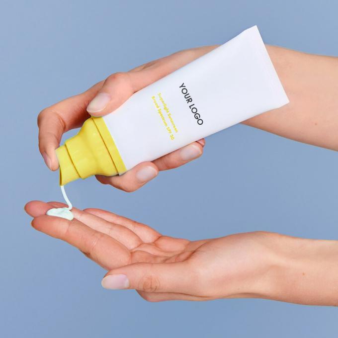Proteção solar masculina Marca privada SPF 30 Creme solar com óxido de zinco para peso leve 1