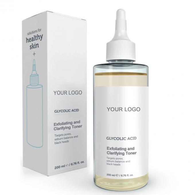 Toner de ácido glicólico O produto indispensável para a redução da acne e remoção de manchas na pele 0