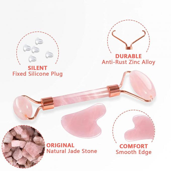 Rolo de Jade Gua Sha Conjunto de Ferramentas de Beleza Personalizadas para a Routine de Cuidados da Pele Masculina e Antienvelhecimento 0