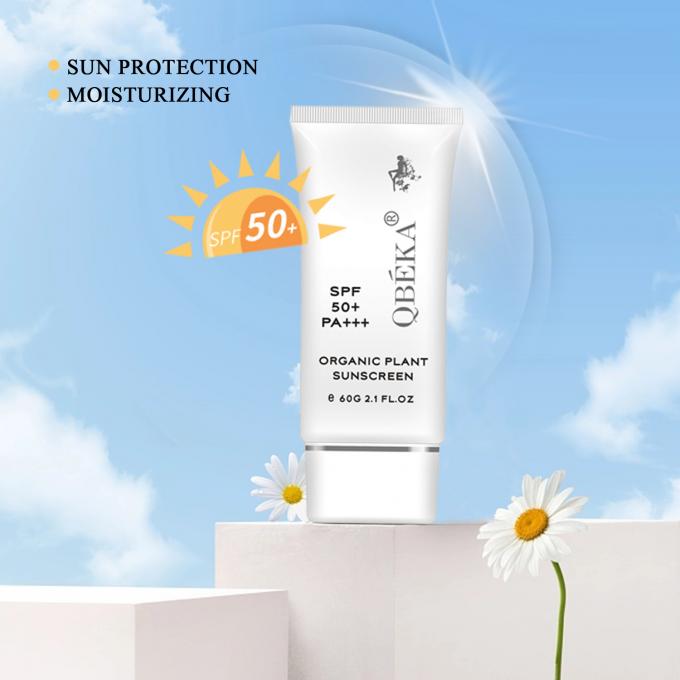Proteção UVB Protetor solar para rosto e corpo SPF 50 Creme de proteção solar orgânico 0