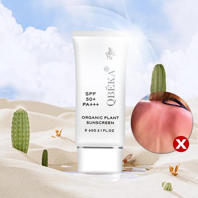 Proteção UVB Protetor solar para rosto e corpo SPF 50 Creme de proteção solar orgânico 9