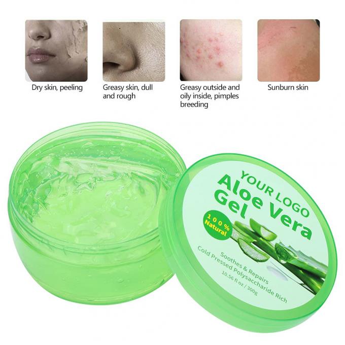 Marca privada OEM orgânico após o sol Gel de refrigeração de aloe vera para calmar a pele irritada 0