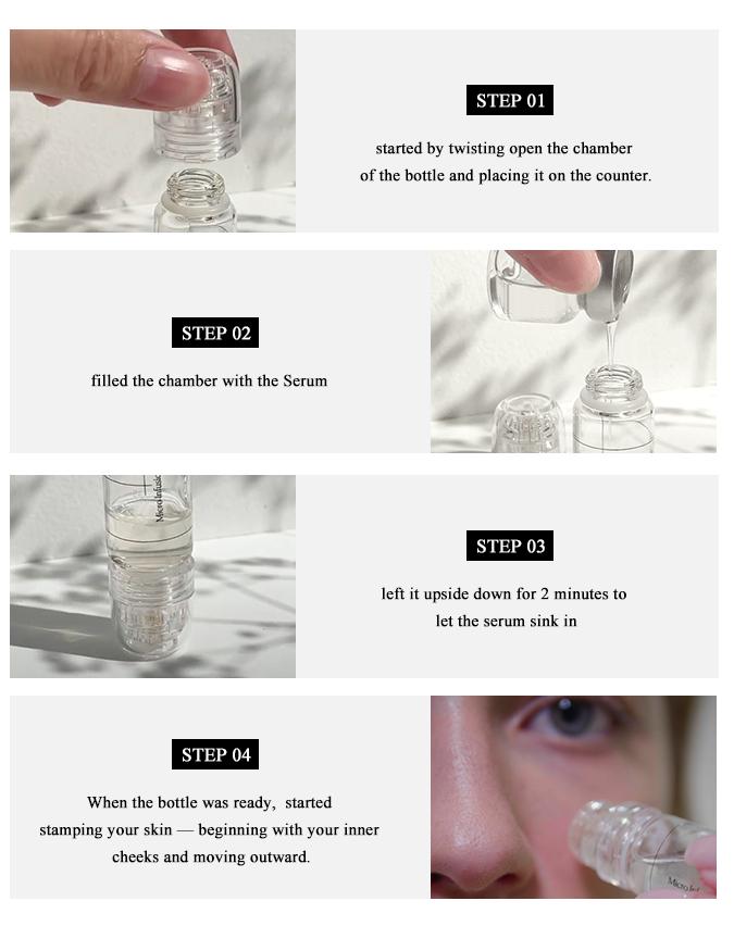 Dispositivo de Microstampagem de Péptidos Naturais para Tratamento de Infusão Facial de Grau Clínico 0