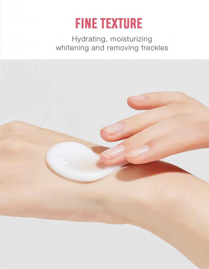 Creme facial de remoção de sardas à base de glicerina para produtos OEM/ODM de cuidados com a pele 5