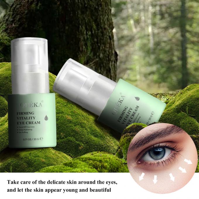 Creme de olhos com ácido hialurónico altamente eficaz para mulheres para apertar e remover círculos escuros 8
