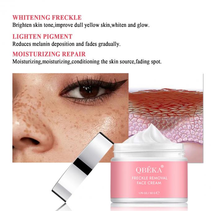 Qbeka Vitamina E Óleo de Árvore de Chá Creme Facial para Adultos Eliminação de sardas Corrector de Manchas Escuras 0