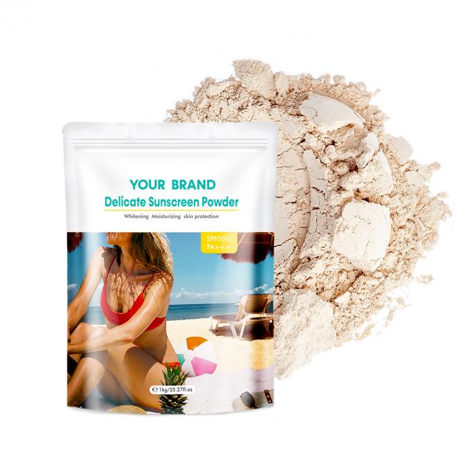 Proteção solar em pó SPF Proteção solar seca Proteção solar em pó mineral UVA E UVB SPF para crueldade livre 0
