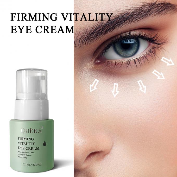 Creme para olhos de extrato vegetal vegano para reparação duradoura e fórmula transparente antienvelhecimento 0