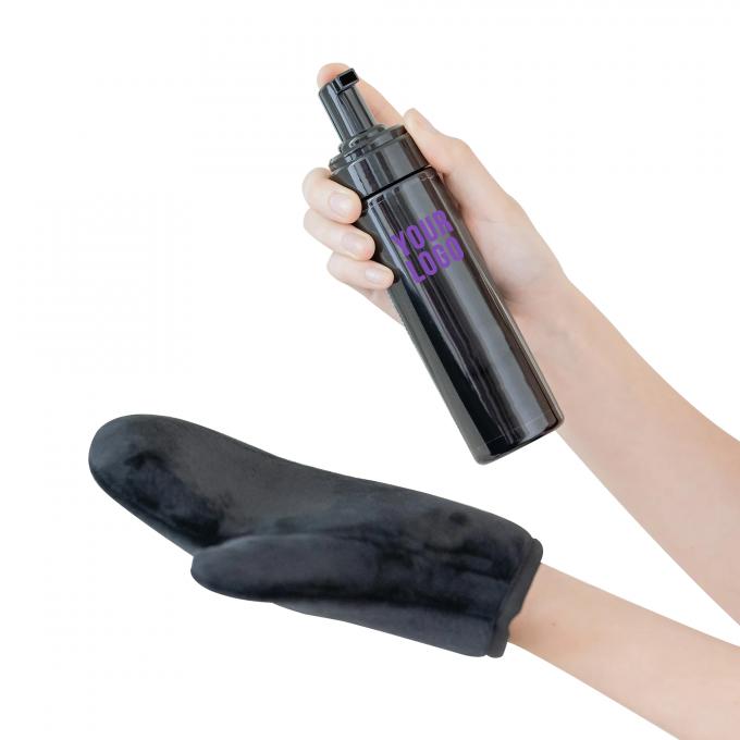 Kit de auto-tanner de correção de cor com aplicador Mitt auto-tanner Mousse de bronzeamento escuro 0