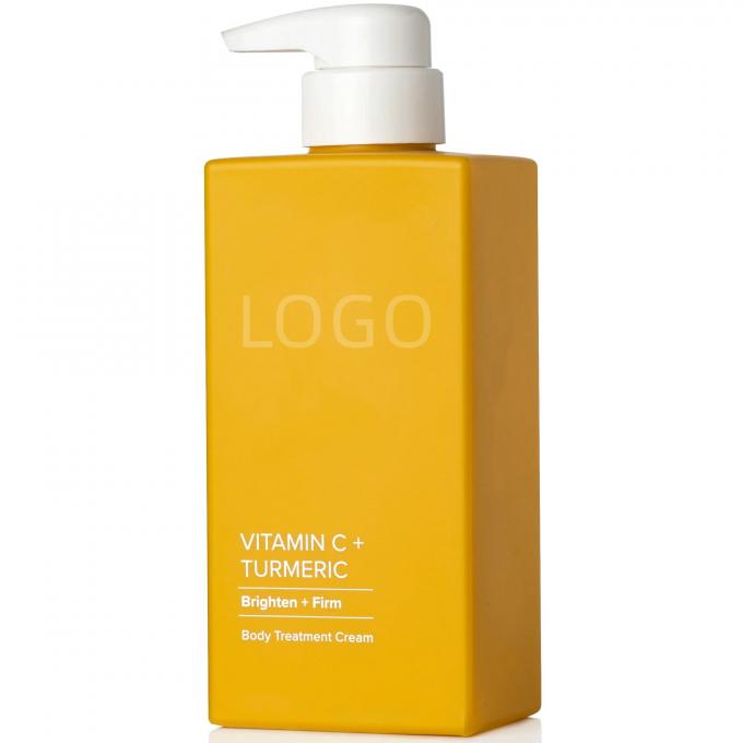Creme de vitamina C de cúrcuma personalizado Loção corporal hidratante para tons de pele irregulares de qualquer tamanho 0