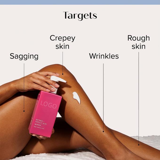 Retinol Ácido Ferúlico Loção corporal Firming hidratante Creme anti-envelhecimento corpo para mulher 0