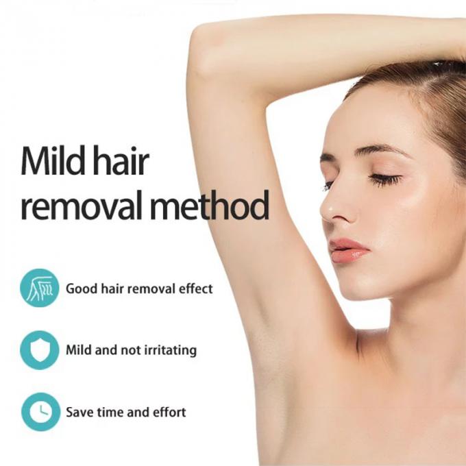 Depilação suave para partes íntimas axilas pernas e braços Nenhuma irritação ou vermelhidão 5