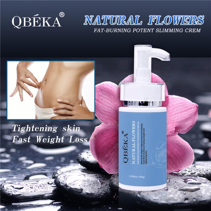 Creme de perda de peso Massagista de emagrecimento de corpo Creme com potentes flores de queima de gordura 1