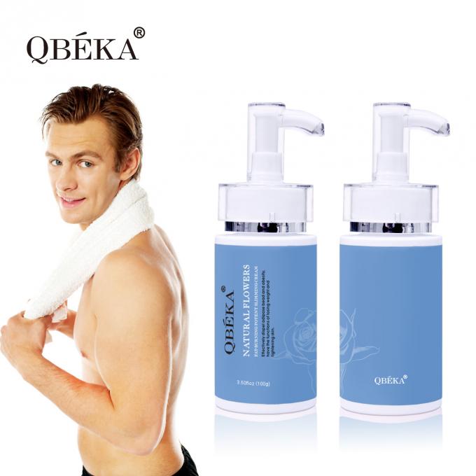 Creme de perda de peso Massagista de emagrecimento de corpo Creme com potentes flores de queima de gordura 3