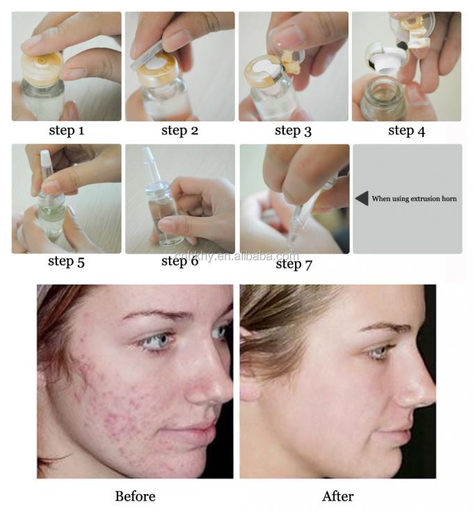 100% de vitamina pura Levorotatory VC soro de pele para tratamento facial e anti-rugas 3