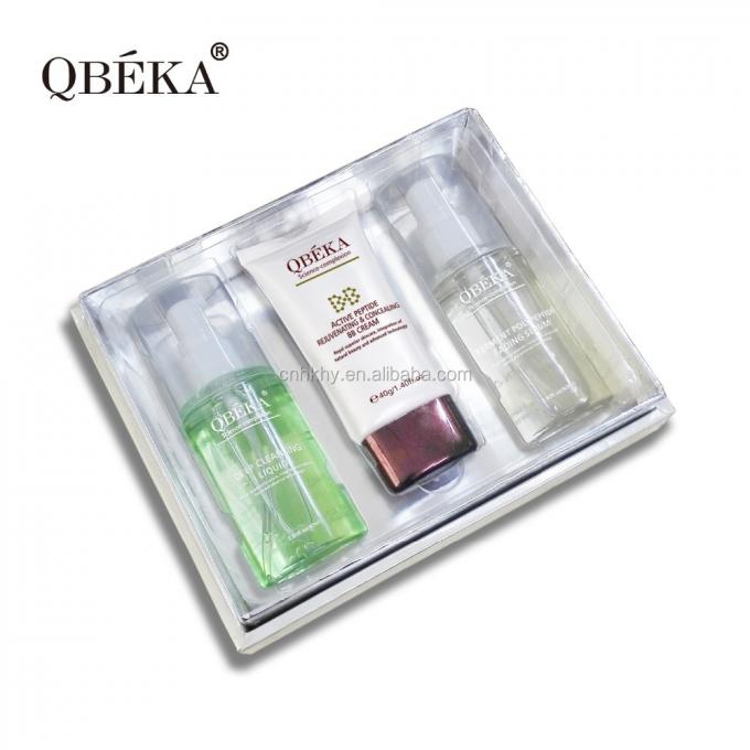 QBEKA Fermento Polipeptídeo Fading Serum Branqueamento Kit Facial de Ouro para efeito de levantamento 1