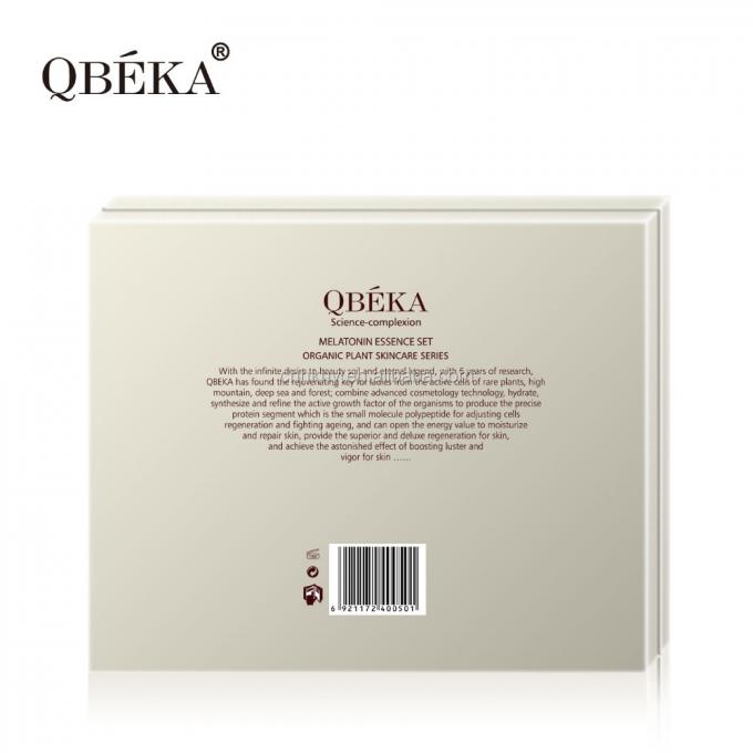 QBEKA Fermento Polipeptídeo Fading Serum Branqueamento Kit Facial de Ouro para efeito de levantamento 3