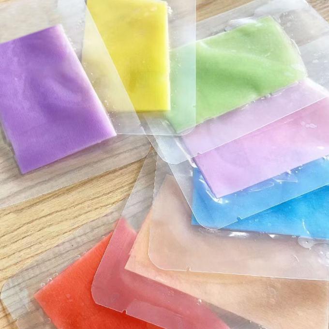 Máscara facial de ácido hialurônico multicolor para hidratação e clareamento da pele unisex 0