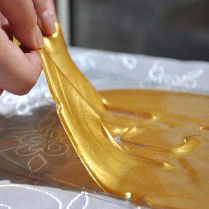 Máscara facial orgânica de ouro 24K para casa gel calmante personalizável de colágeno Crystal Beauty 6